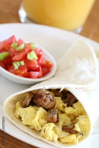 Egg & Sausage Burrito