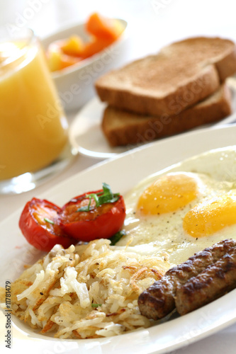 Breakfast - Eggs, Potatoes ...