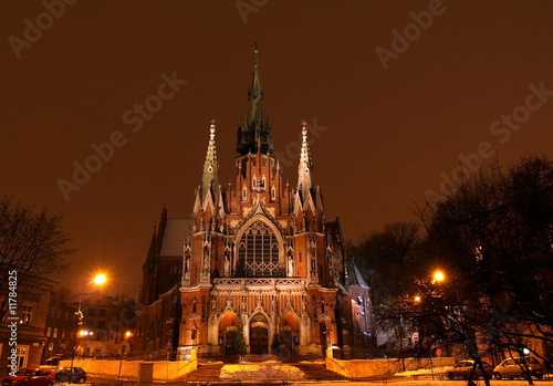 church at night © Edward Stano