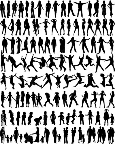 Subject People Silhouettes - Big Collection