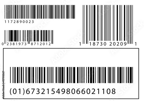 Set of vector barcodes