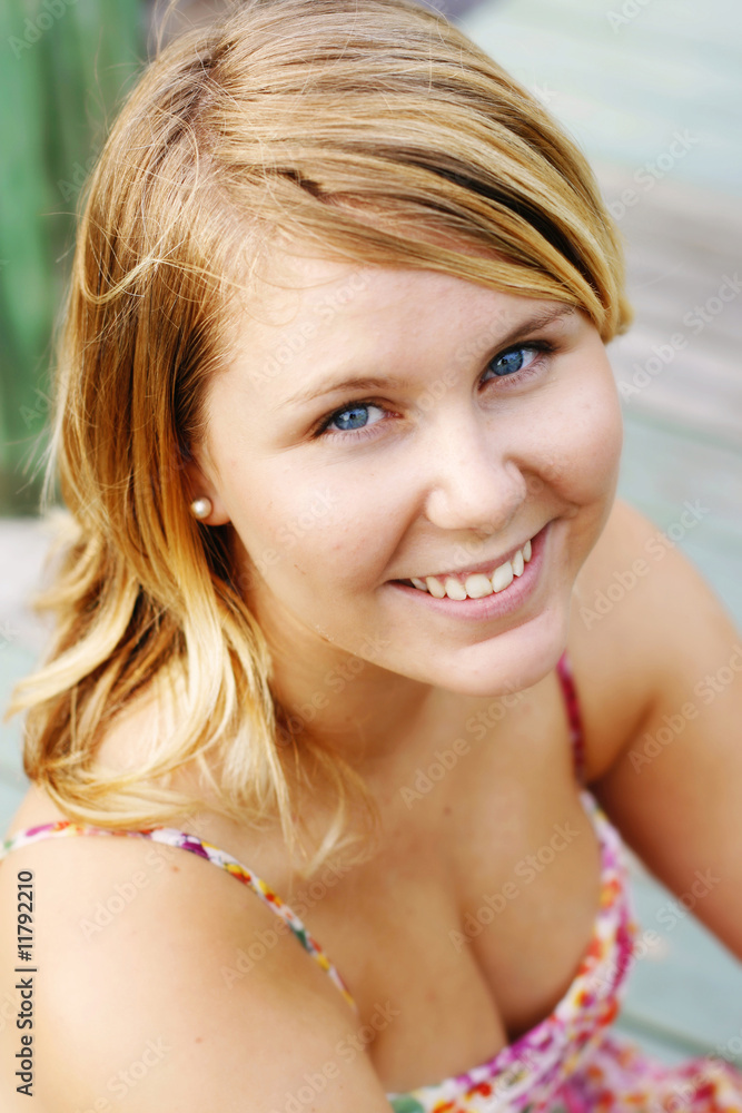 Portrait of a beautiful young caucasian woman Portrait of a beautiful young caucasian woman