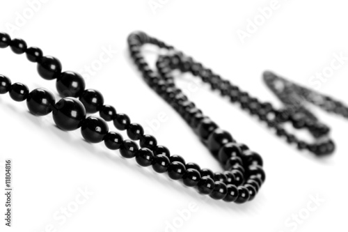 black necklace