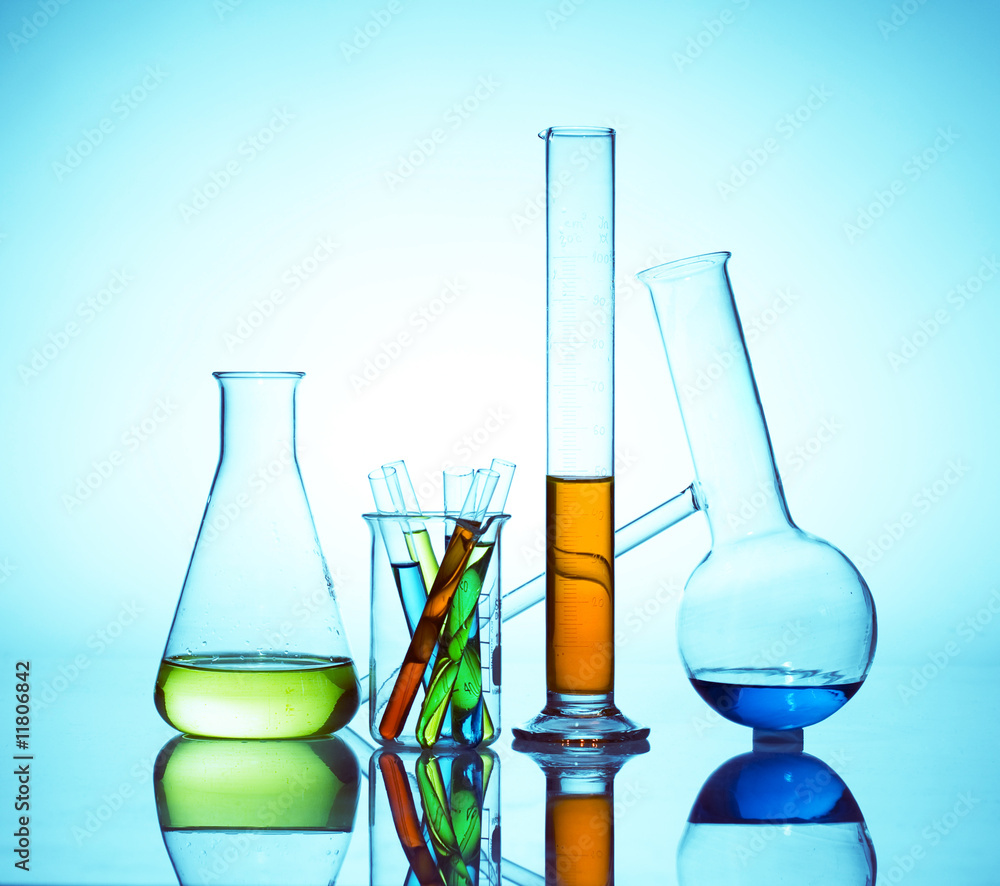 chemistry laboratory equipment, test tubes chemistry laboratory equipment, test tubes