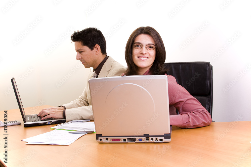 confident and successful business team confident and successful business team