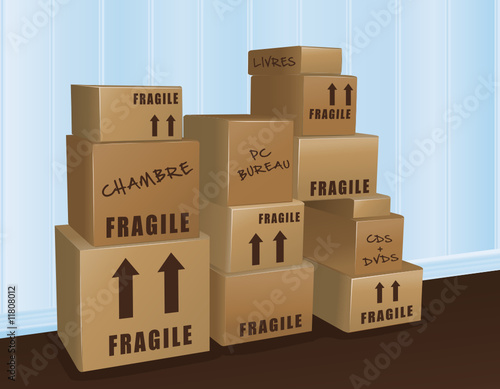 Cartons de déménagement