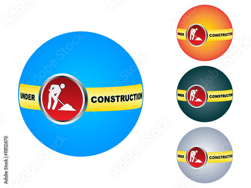 Free Download under construction on balls - GFXLoad