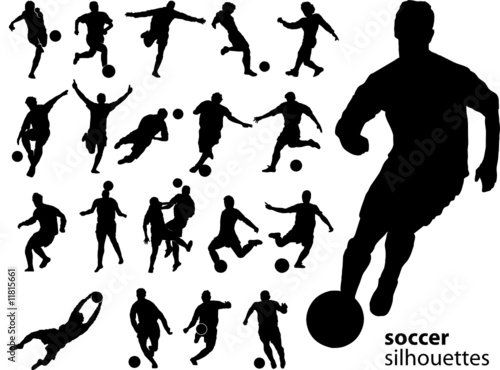 Soccer Silhouettes