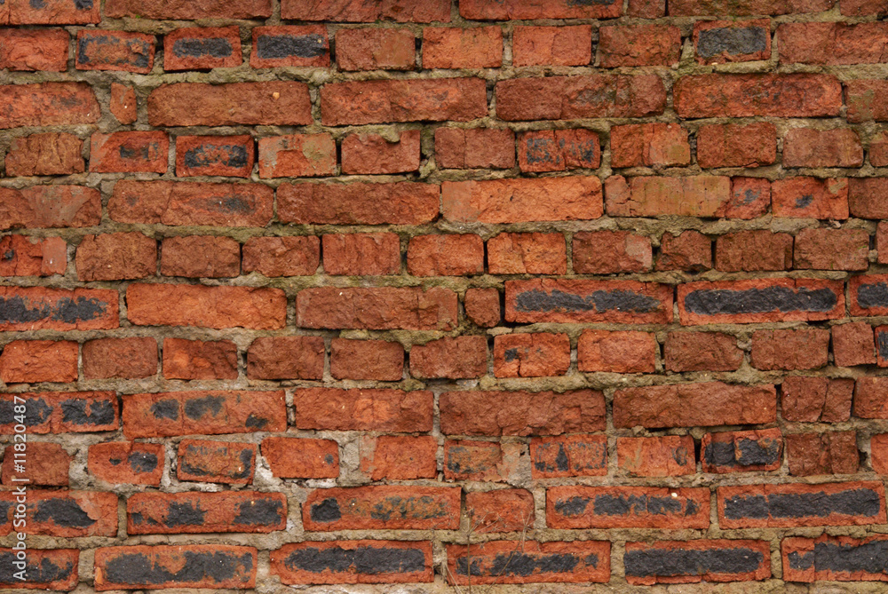 Naklejka premium Old brick wall