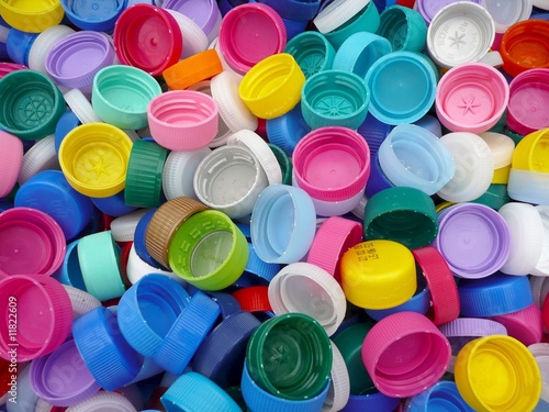 Recycle plastic bottle caps