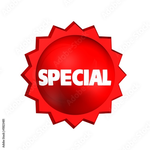 red special button