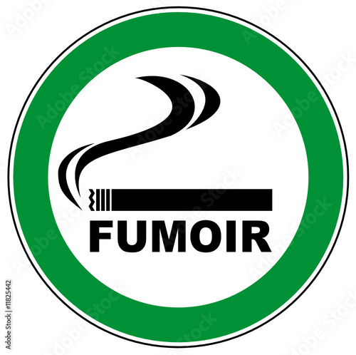 fumoir schild
