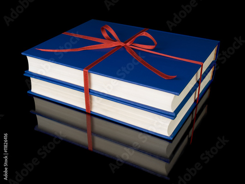 Two blue books