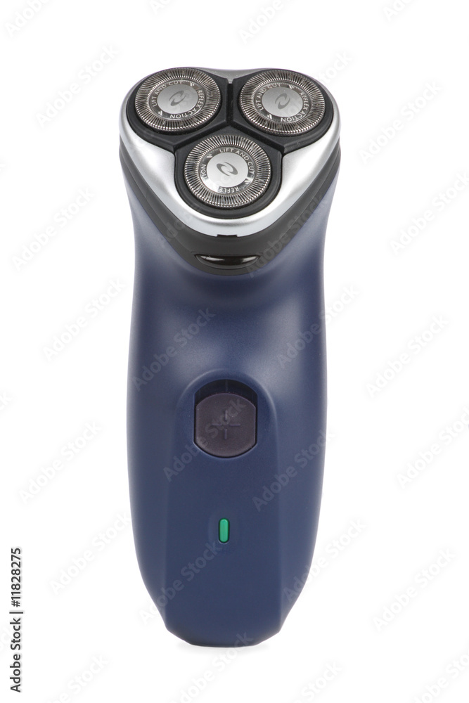 electric shaver isolated over white background electric shaver isolated over white background