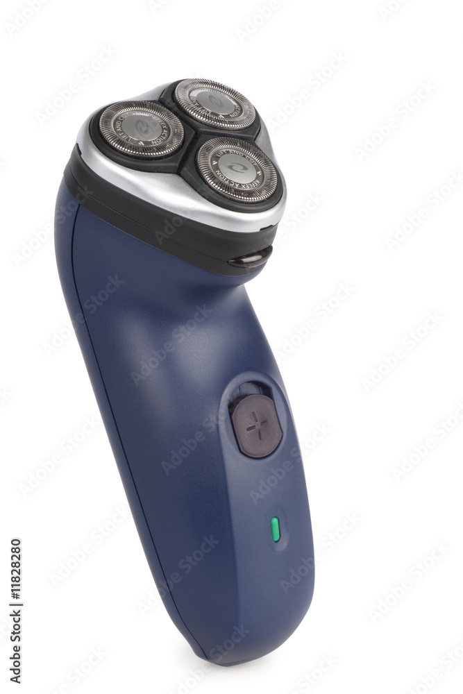 electric shaver isolated over white background electric shaver isolated over white background