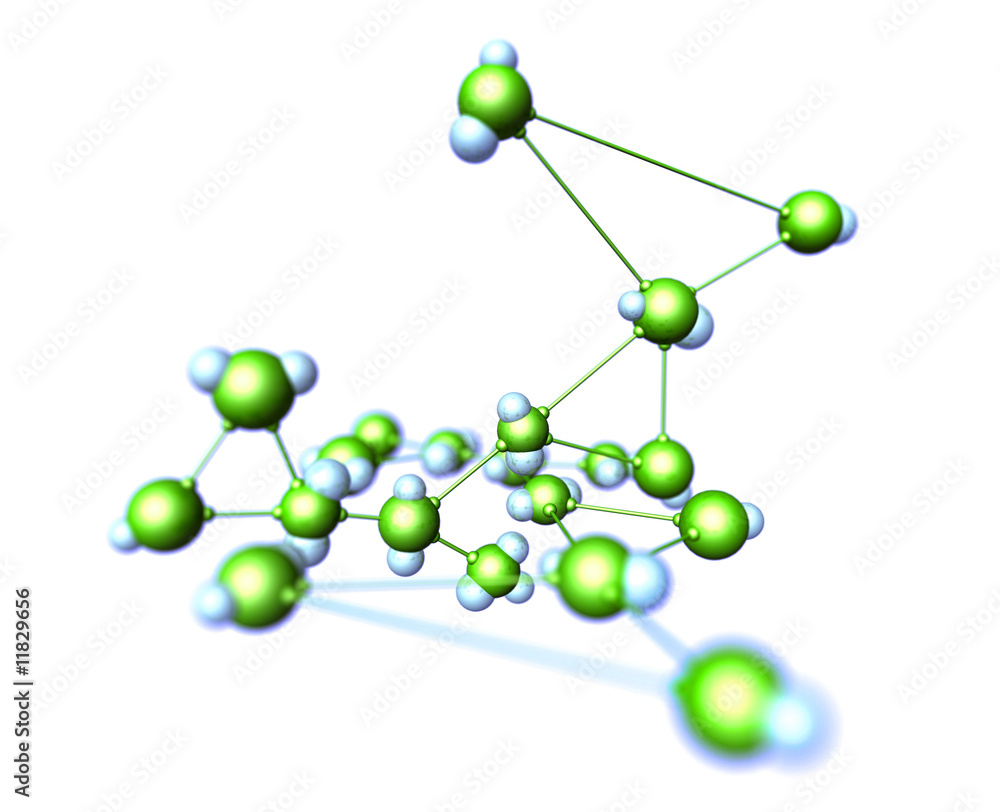 Obraz premium molecule