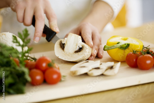 preparing food