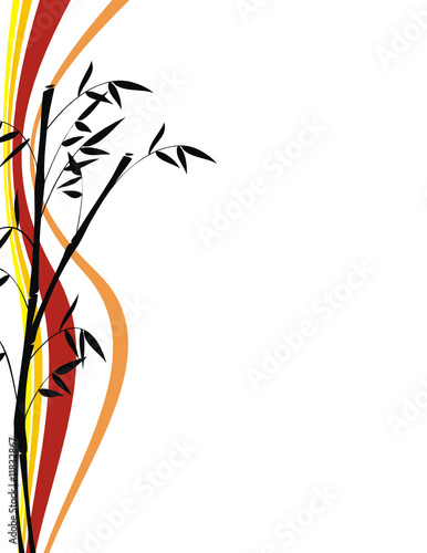 bamboo fondo en vector