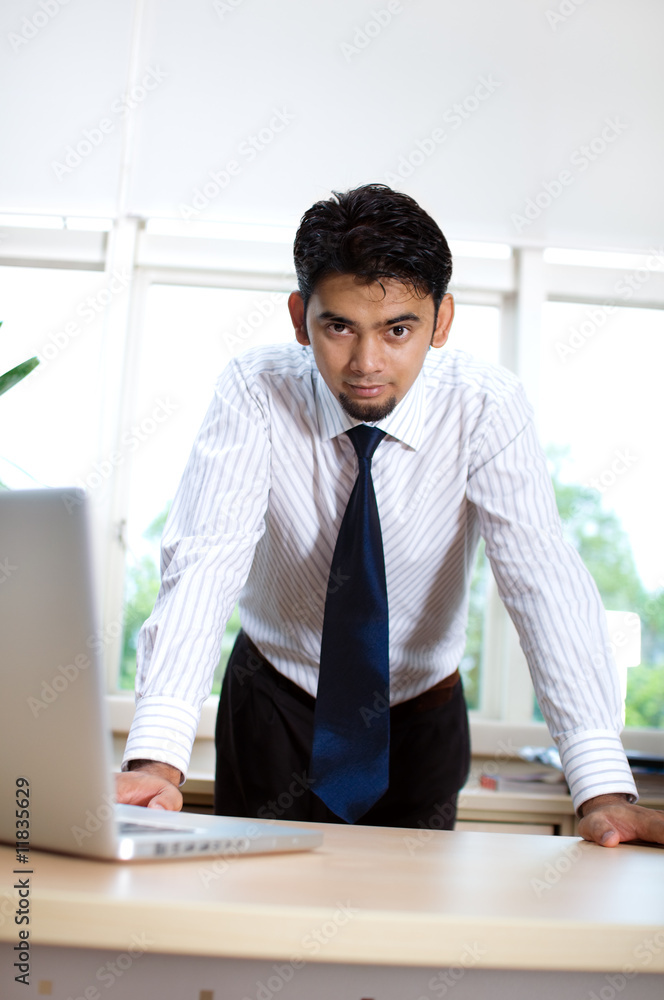 Male executive at the office Male executive at the office