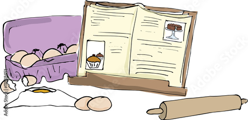 Backen mit Backbuch