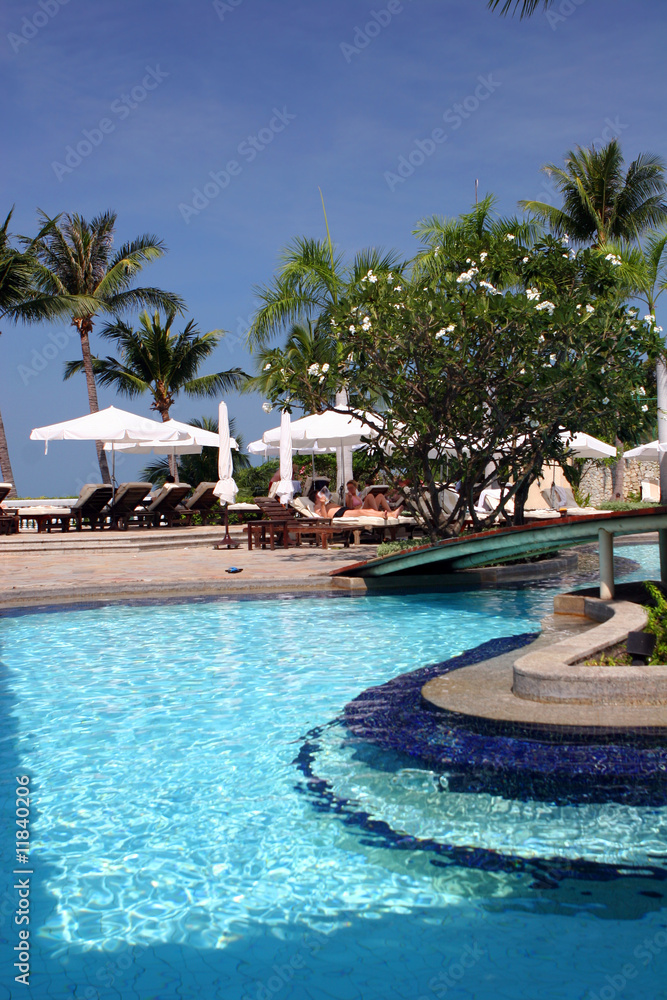 Obraz premium Tropical hotel