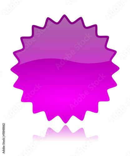 Bollino Vettoriale Viola