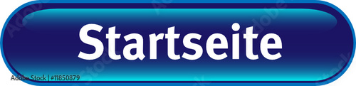 Website Navigation Glossy Button  mit Startseite