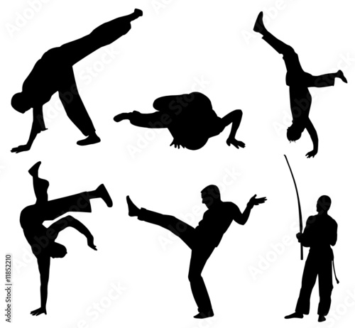 Brazil Capoeira Silhouette