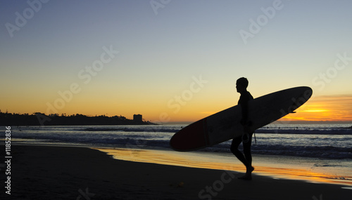 Photography Surfer at sunset