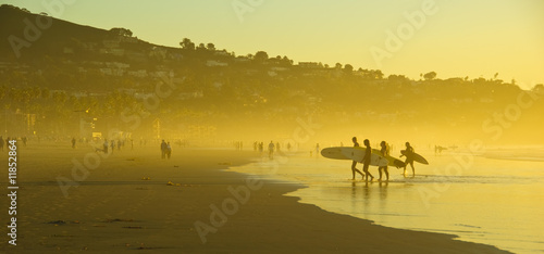 Surfer, LA Jolla Shore, San Dieog, California
