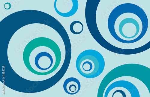 Retro blau