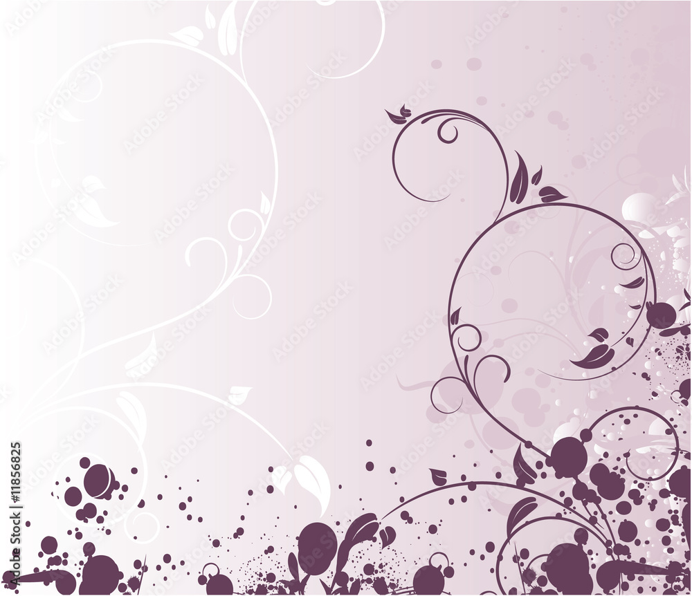 abstract illustration of a floral background with grunge abstract illustration of a floral background with grunge