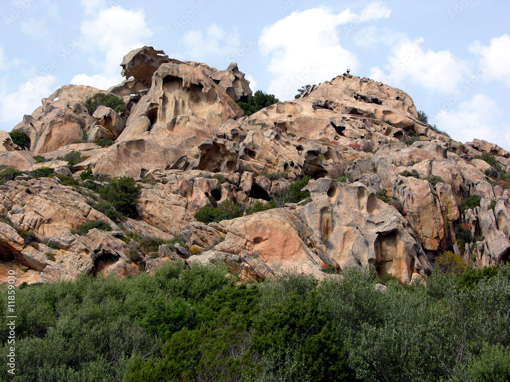 Felsfiguren auf Sardinien