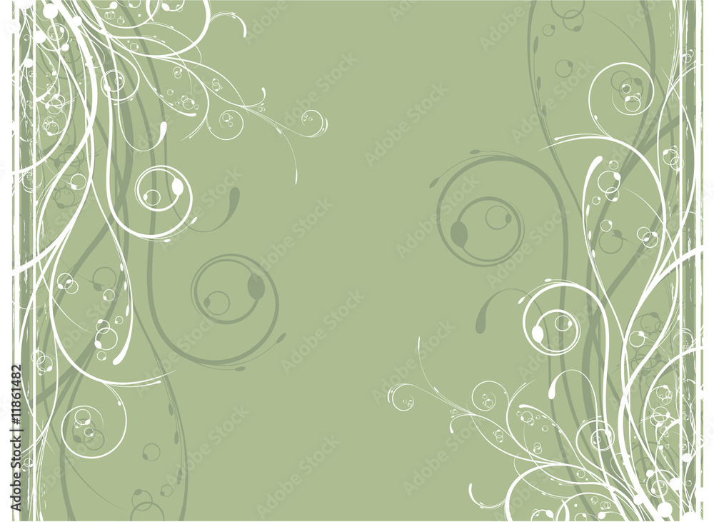 abstract illustration of a floral background with grunge abstract illustration of a floral background with grunge