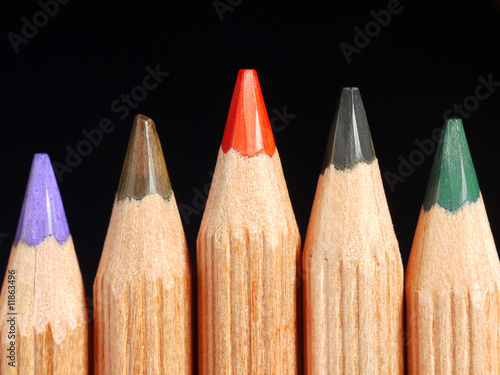 Wooden crayons