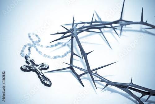 Religion concept:crown of thorns