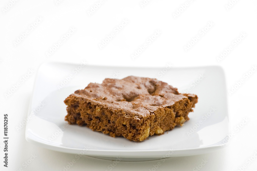 hot chocolate brownie with walnuts and vanilla hot chocolate brownie with walnuts and vanilla