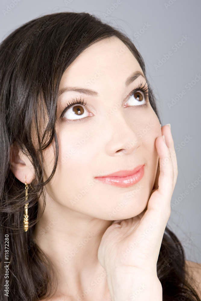 Fototapeta premium brunette woman