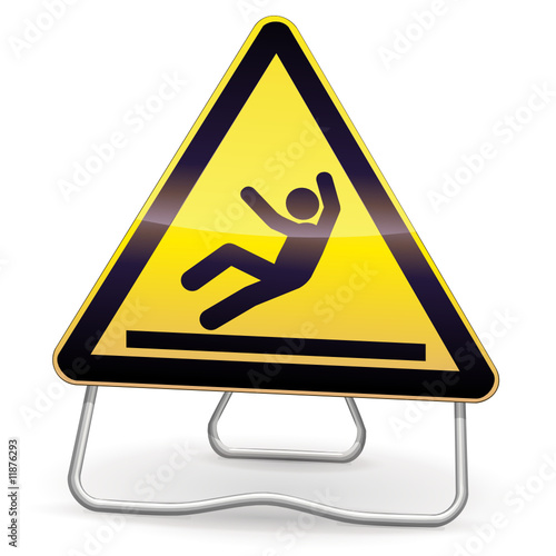 Danger sol glissant (ombre)
