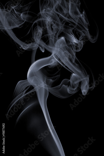Wallpaper Mural abstract grey smoke isolated Torontodigital.ca