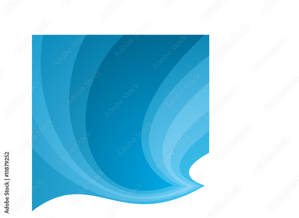 Obraz premium blue swish background