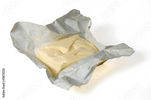 Butter in paper