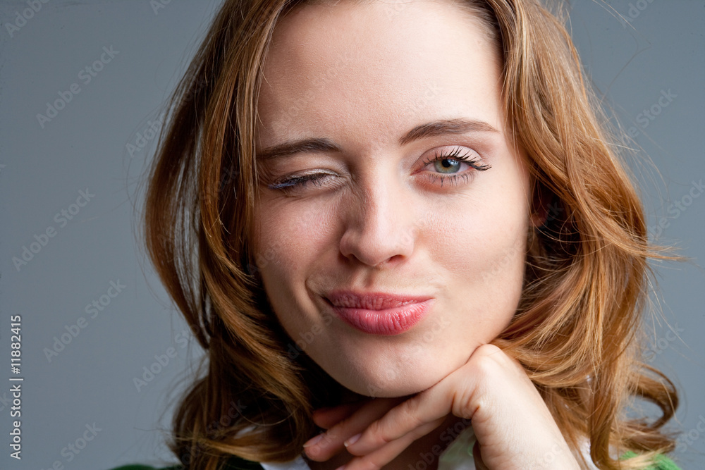 Fototapeta premium winking