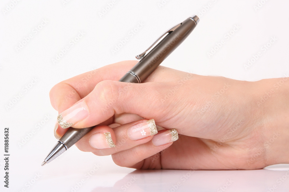 writing hand writing hand