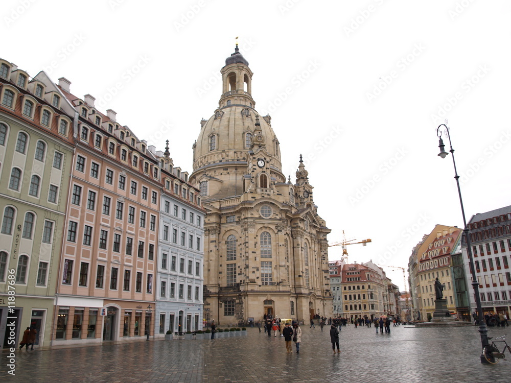 Vista del Neumarkt y la Frauenkirche