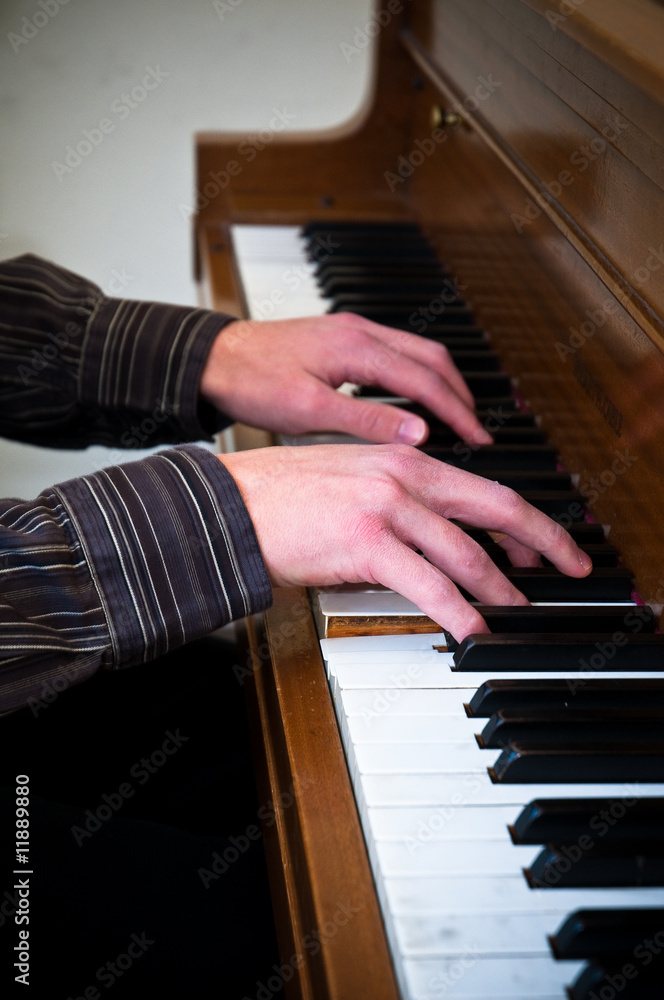 Obraz premium Piano player