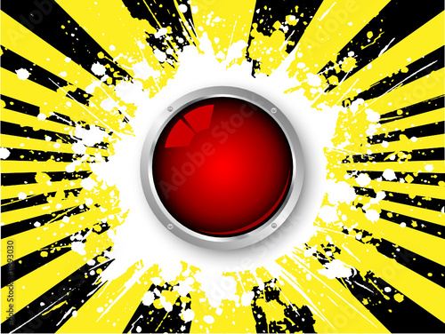 Glossy icon on grunge