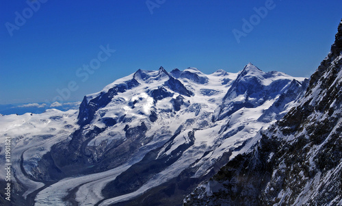 Der Blick aus der Matterhornwand