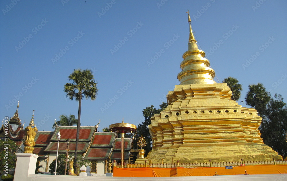 Fototapeta premium panorama sur un temple