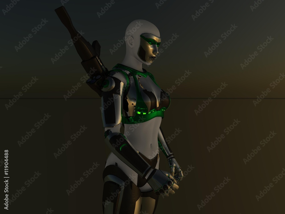 Fototapeta premium Cyborg Woman